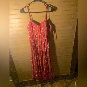 Floral band of gypsies dress